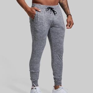Born Primitive Men’s Rest Day Athleisure Jogger-Heather Gray color-Size L